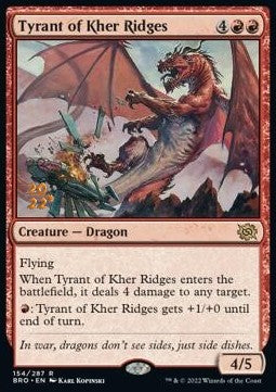 Tyrant of Kher Ridges (V.1) - The Brothers' War: Promos (Rare) [PBRO-154]