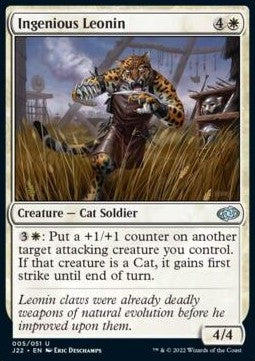 Ingenious Leonin - Jumpstart 2022 (Uncommon) [J22-5]