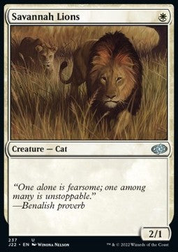 Savannah Lions - Jumpstart 2022 (Uncommon) [J22-237]