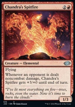 Chandra's Spitfire - Jumpstart 2022 (Uncommon) [J22-515]
