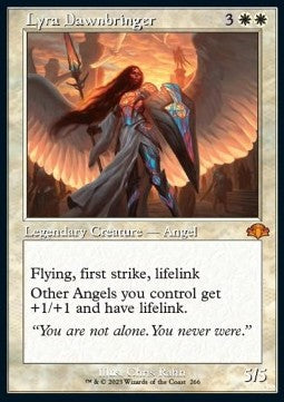 Lyra Dawnbringer (V.1) - Dominaria Remastered: Extras (Mythic) [XDMR-266]