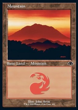 Mountain (V.2) - Dominaria Remastered (Land) [DMR-409]