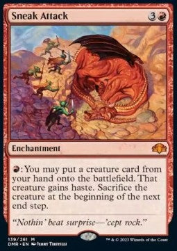 Sneak Attack - Dominaria Remastered (Mythic) [DMR-139]