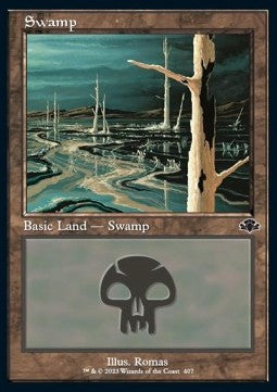 Swamp (V.2) - Dominaria Remastered (Land) [DMR-407]