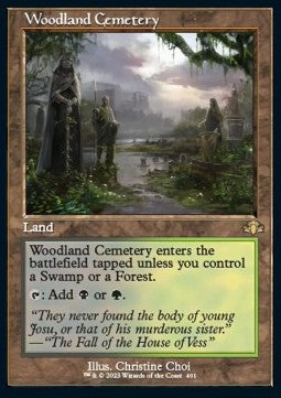 Woodland Cemetery - Dominaria Remastered: Extras (Rare) [XDMR-401]