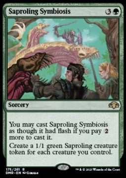 Saproling Symbiosis - Dominaria Remastered (Rare) [DMR-175]