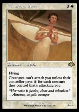 Windborn Muse (V.1) - Dominaria Remastered: Extras (Rare) [XDMR-278]