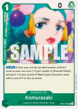 Komurasaki (OP01-042) - Romance Dawn (Uncommon) [OP01-042]