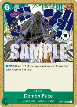 Demon Face (OP01-056) - Romance Dawn (Uncommon) [OP01-056]
