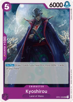Kyoshirou (OP01-095) - Romance Dawn (Uncommon) [OP01-095]