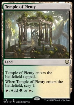 Temple of Plenty - Commander: Phyrexia: All Will Be One (Rare) [ONC-170]