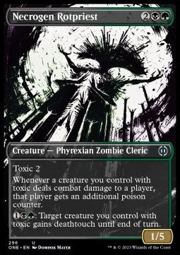 Necrogen Rotpriest (V.1) - Phyrexia: All Will Be One: Extras (Uncommon) [XONE-296]