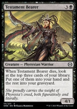 Testament Bearer - Phyrexia: All Will Be One (Common) [ONE-111]