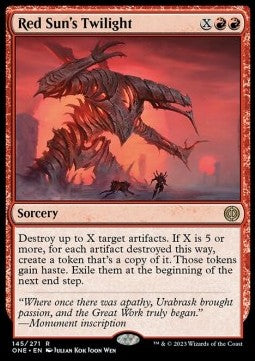 Red Sun's Twilight - Phyrexia: All Will Be One (Rare) [ONE-145]