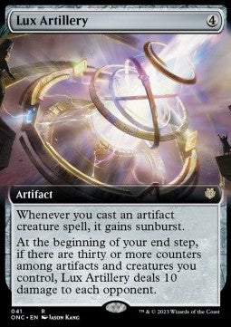 Lux Artillery - Commander: Phyrexia: All Will Be One: Extras (Rare) [XONC-41]