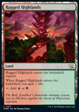 Rugged Highlands - March of the Machine (Common) [MOM-271]