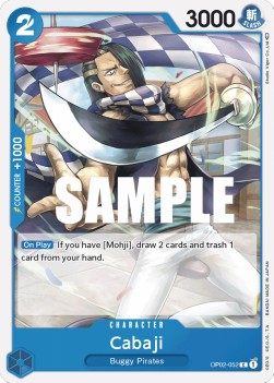 Cabaji (OP02-052) - Paramount War (Common) [OP02-052]