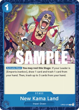 New Kama Land (OP02-070) - Paramount War (Common) [OP02-070]