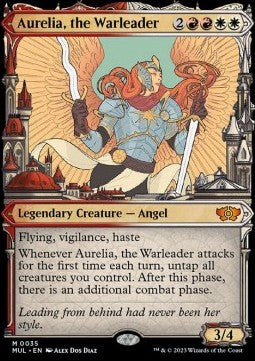Aurelia, the Warleader (V.1) - Multiverse Legends (Mythic) [MUL-35]