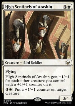 High Sentinels of Arashin - Commander: March of the Machine (Rare) [MOC-189]