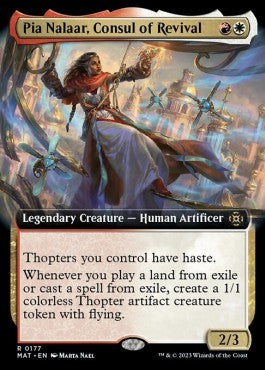 Pia Nalaar, Consul of Revival (V.3) - March of the Machine: The Aftermath: Extras (Rare) [XMAT-177]