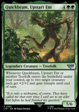 Quickbeam, Upstart Ent - The Lord of the Rings: Tales of Middle-earth (Uncommon) [LTR-183]