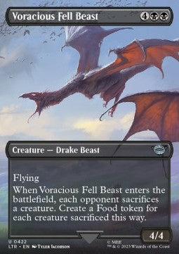 Voracious Fell Beast - The Lord of the Rings: Tales of Middle-earth: Extras (Uncommon) [XLTR-422]
