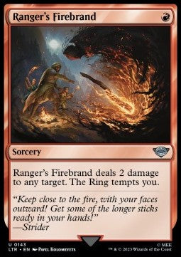 Ranger's Firebrand - The Lord of the Rings: Tales of Middle-earth (Uncommon) [LTR-143]