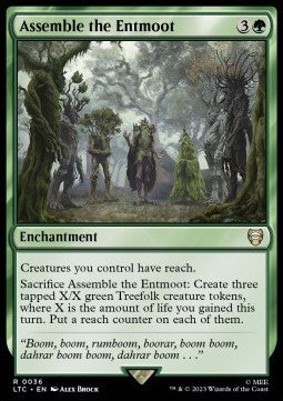 Assemble the Entmoot - Commander: The Lord of the Rings: Tales of Middle-earth (Rare) [LTC-36]