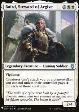 Baird, Steward of Argive - The List (Uncommon) [ZNL-004]