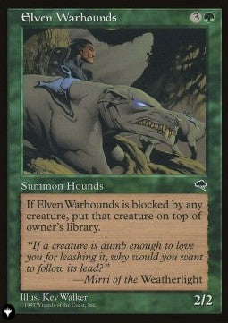 Elven Warhounds - The List (Rare)