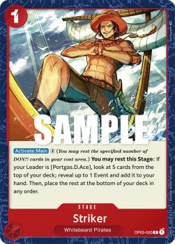 Striker (OP03-020) - Pillars of Strength (Common) [OP03-020]