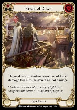 Break of Dawn (Red) (Regular) - Dusk till Dawn (Common) [DTD-100]