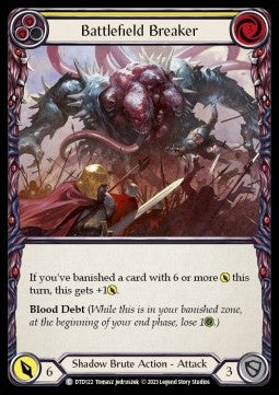 Battlefield Breaker (Yellow) (Regular) - Dusk till Dawn (Common) [DTD-122]