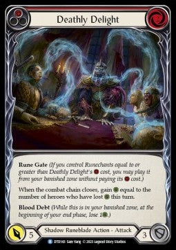 Deathly Delight (Red) (Regular) - Dusk till Dawn (Rare) [DTD-143]