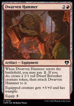 Dwarven Hammer - Commander Masters (Common) [CMM-219]