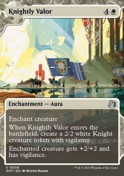 Knightly Valor - Enchanting Tales (Uncommon) [WOT-8]