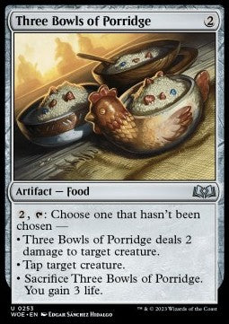 Three Bowls of Porridge - Wilds of Eldraine (Uncommon) [WOE-253]