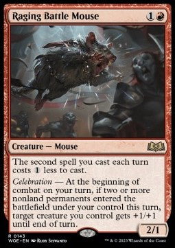 Raging Battle Mouse - Wilds of Eldraine (Rare) [WOE-143]