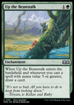 Up the Beanstalk - Wilds of Eldraine (Uncommon) [WOE-195]
