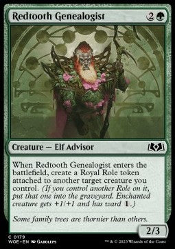 Redtooth Genealogist - Wilds of Eldraine (Common) [WOE-179]
