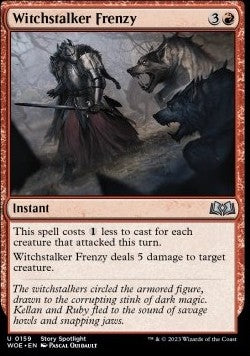 Witchstalker Frenzy - Wilds of Eldraine (Uncommon) [WOE-159]