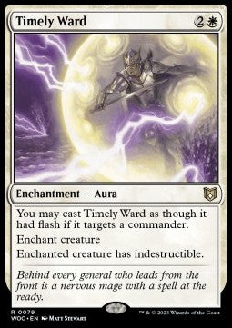 Timely Ward - Commander: Wilds of Eldraine (Rare) [WOC-79]