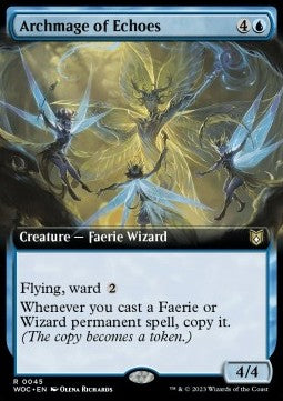 Archmage of Echoes - Commander: Wilds of Eldraine: Extras (Rare) [XWOC-45]
