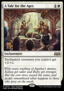 A Tale for the Ages (V.1) - Wilds of Eldraine: Promos (Rare) [PWOE-34]