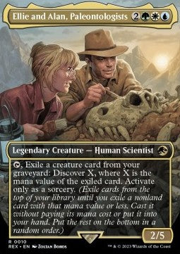 Ellie and Alan, Paleontologists (V.1) - Universes Beyond: Jurassic World Collection (Rare) [REX-10]