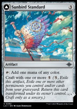 Sunbird Standard // Sunbird Effigy - The Lost Caverns of Ixalan (Uncommon) [LCI-262]