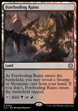 Foreboding Ruins - Commander: The Lost Caverns of Ixalan (Rare) [LCC-330]
