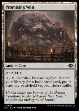 Promising Vein - The Lost Caverns of Ixalan (Land) [LCI-279]