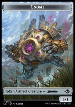 Gnome Token (Artifact 1/1) - The Lost Caverns of Ixalan: Tokens (Token) [TLCI-T16]